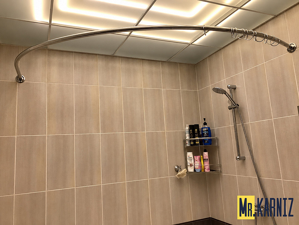 Карниз для ванны 1 MarKa Catania 160х110 Усиленный 25 мм MrKARNIZ фото 3