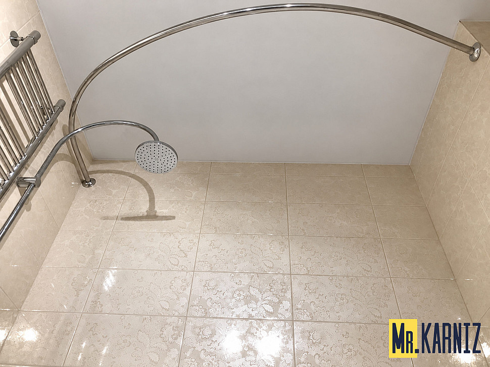 Карниз для ванны 1 MarKa Catania 160х110 Усиленный 25 мм MrKARNIZ фото 6