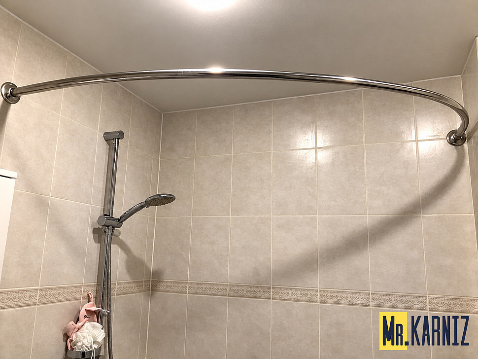 Карниз для ванны 1 MarKa Catania 160х110 Усиленный 25 мм MrKARNIZ фото 9