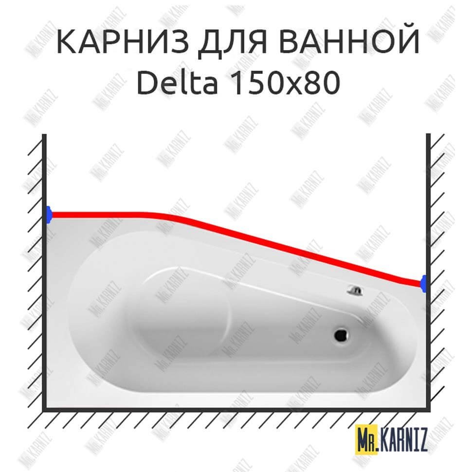 Карниз для ванны Riho Delta Передний борт 150х80 Усиленный 20 мм MrKARNIZ Карниз для ванны Riho Delta Передний борт 150х80 Усиленный 20 мм MrKARNIZ