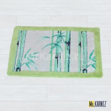 Коврик в ванную Bamboo Leaf зеленый
