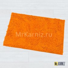 Коврик для ванной Люкс оранжевый
