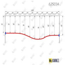 62503A Карниз по чертежу